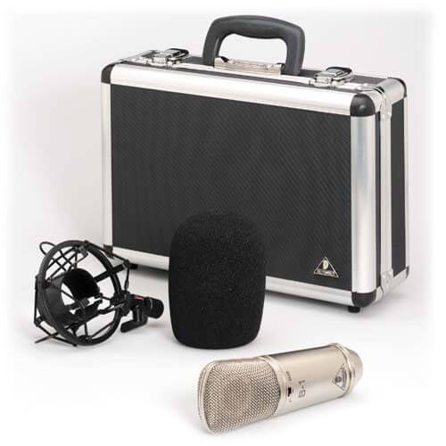 Behringer b-1 micrófono de condensador de estudio de diafragma grande de oro