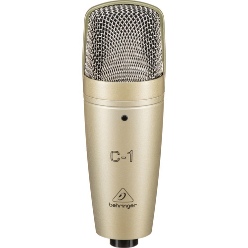 Behringer c-1 micrófono de condensador de gran diafragma para estudio