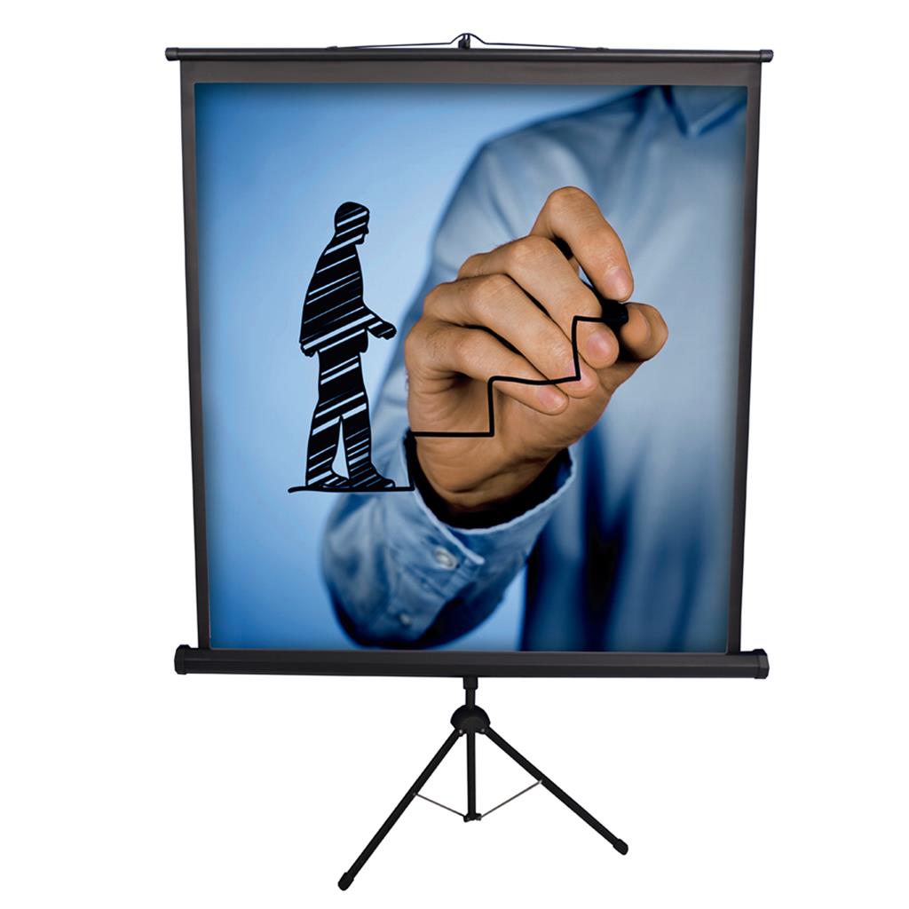 Artlight tsb069069 pantalla portátil de tripie tamaño de 1.74m x 1.74m y formato 1:1