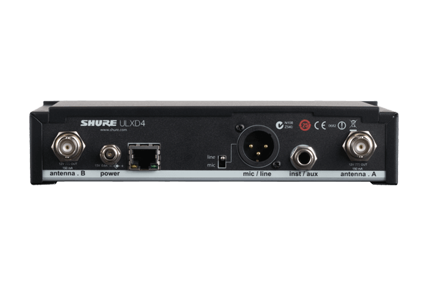 Shure general Shure ulxd4 receptor inalámbrico digital