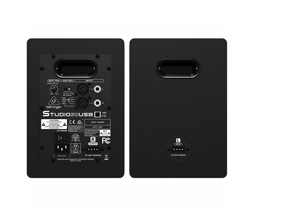 Behringer studio 50usb monitores de estudio 5 pulgadas
